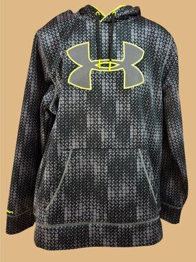 Under Armour Mens Loose Fit Hoodie Large Black